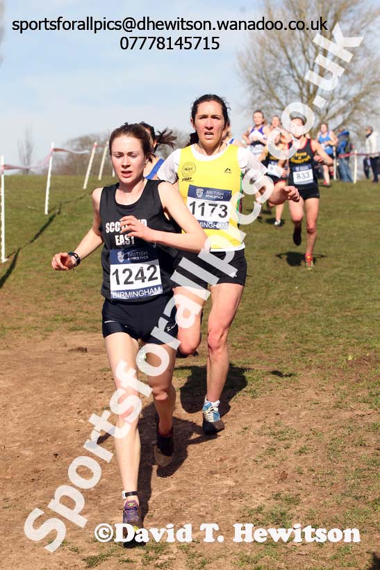Senior Womens Inter Counties Cross Country,  Cofton Park, Birmingham. Photo: David T. Hewitson/Sports for All Pics